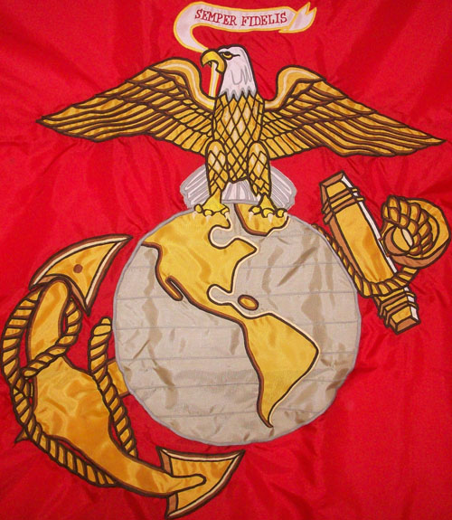 Appliqué flags are the accepted standard of custom flag manufacturing. Their reasonable cost results in the best ratio of appearance and durability